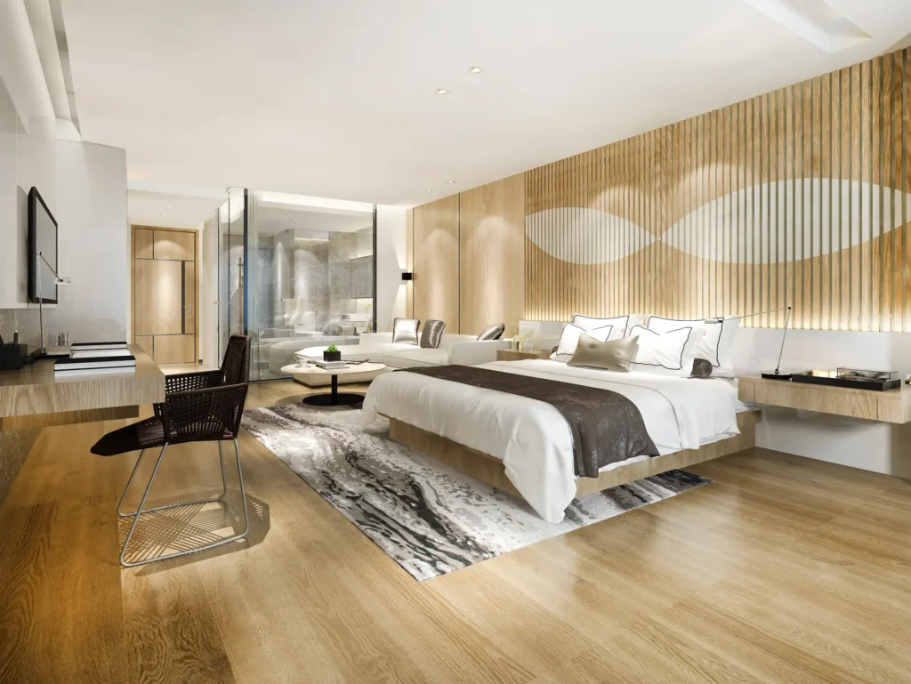 d rendering modern luxury bedroom suite and bathr utc result webp